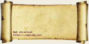 Isidor Janjić vizit kartica